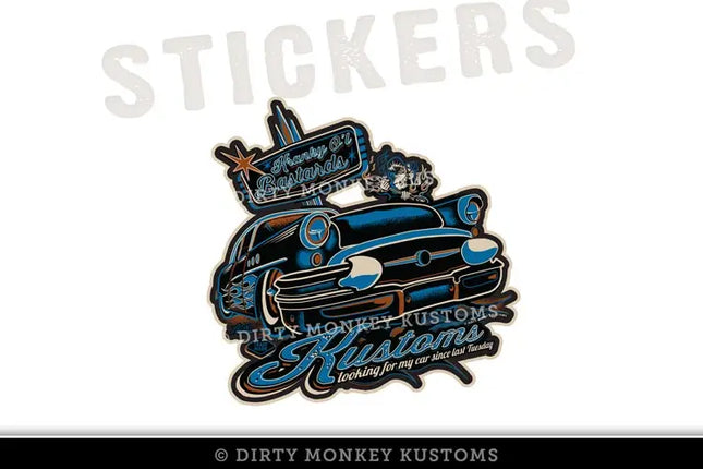 Kranky O'l Bastard$  Buick - Sticker