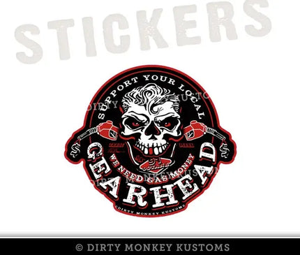 Support Your Local GearHead - Sticker