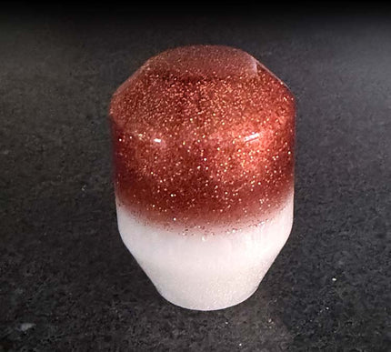 1 oz. - Copper Retro Metal Flake Shifter Knob - 02