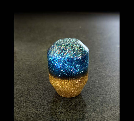 1 oz. - Blue Kustom Kulture Metal Flake Shifter Knob - 7