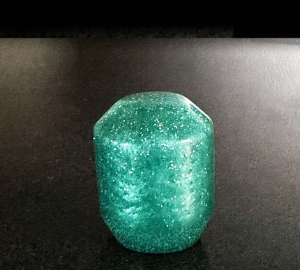 1 oz. - Turquoise Kustom Kulture Metal Flake Shifter Knob - 8