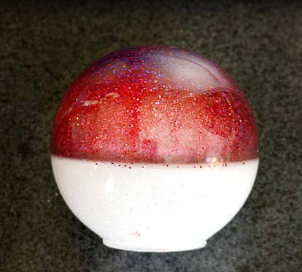 Canon Ball - Cherry red Metal Flake Shifter Knob - 21