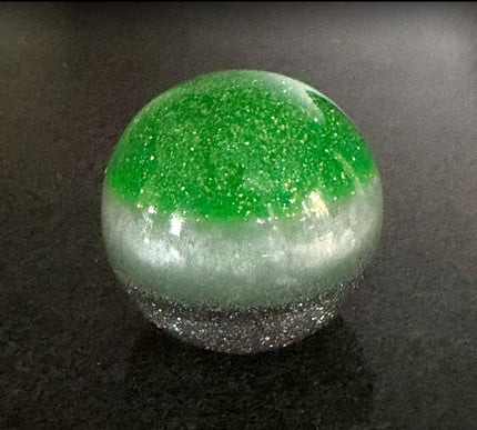 'Juicy' Fast Ball - Green Retro Metal Flake Shifter Knob - 4