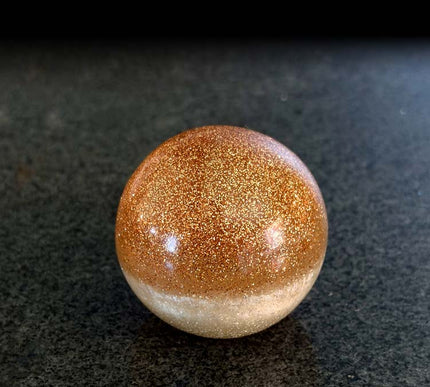 Fast Ball - Copper Retro Metal Flake Shifter Knob - 8