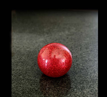 Jaw Breaker - Red Metal Flake Shifter Knob - 1