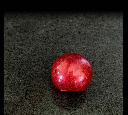 Jaw Breaker - Red Metal Flake Shifter Knob - 1