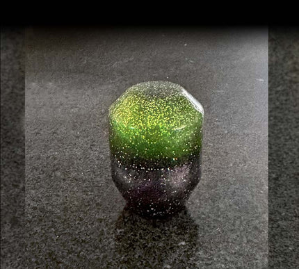 1 oz. - Green Kustom Kulture Metal Flake Shifter Knob - 6