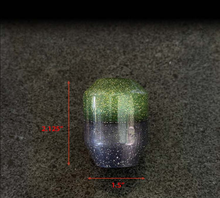 1 oz. - Green Kustom Kulture Metal Flake Shifter Knob - 6