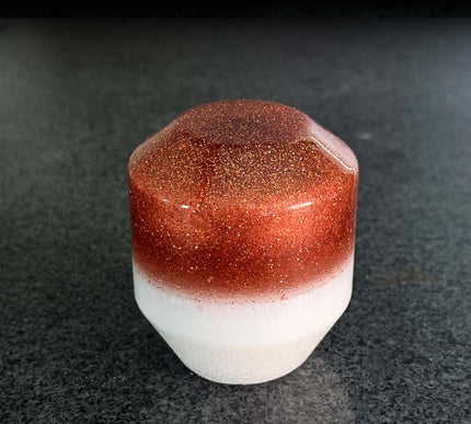 Low Ball - Copper Retro Metal Flake Shifter Knob - 10