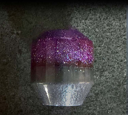 Low Ball - Purple Retro Metal Flake Shifter Knob - 11