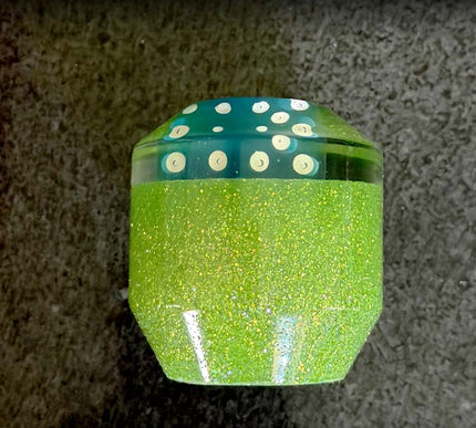 Low Ball 'High Roller'- Lime Green Retro Shifter Knob - 6