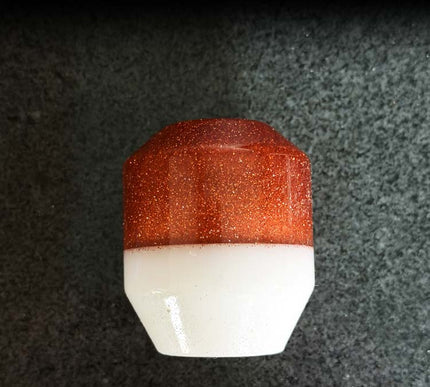 Low Ball - Copper Muscle Car Metal Flake Shifter Knob - 12