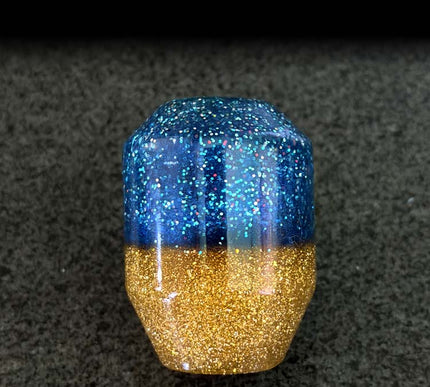 Low Ball - Blue Retro Muscle Car Shifter Knob - 15
