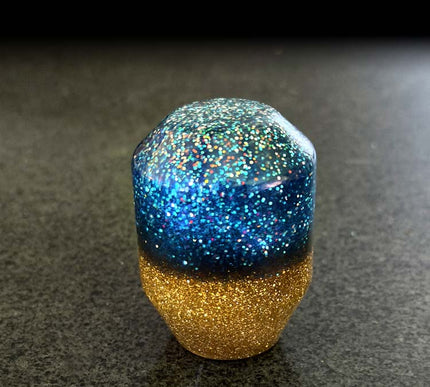 Low Ball - Blue Retro Muscle Car Shifter Knob - 15