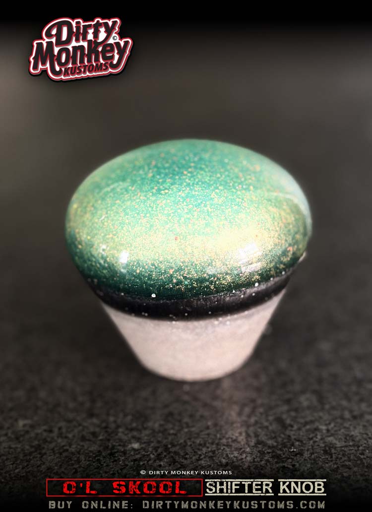Ol' Skool - Aquamarine classic Shifter Knob - 07
