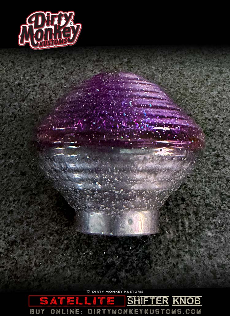 Satellite Style - Purple classic Shifter Knob - 04