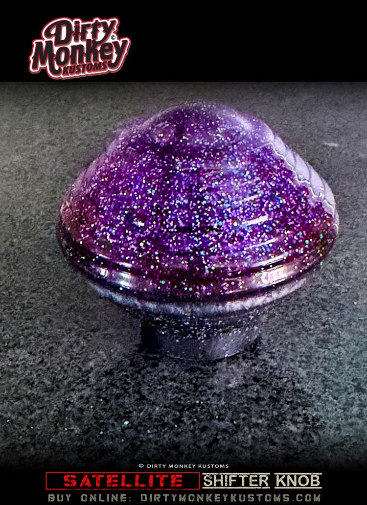 Satellite Style - Purple classic Shifter Knob - 04