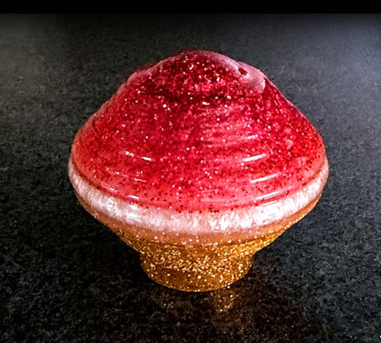 'Fly'n Saucer' - Red Retro Hot Rod Shifter Knob - 05