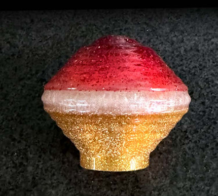 'Fly'n Saucer' - Red Retro Hot Rod Shifter Knob - 05