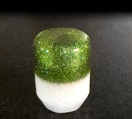 2oz 'Stubby'- Green Metal Flake Shifter Knob - 4
