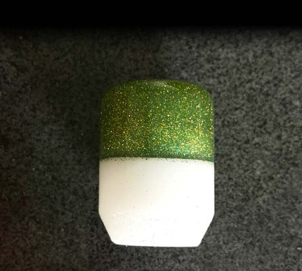2oz 'Stubby'- Green Metal Flake Shifter Knob - 4