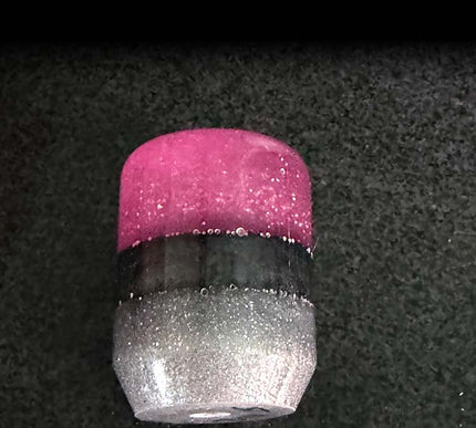 2oz 'Stubby'- Pink Metal Flake Shifter Knob - 5