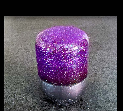 2oz 'Stubby'- Kustom Purple Metal Flake Shifter Knob - 6