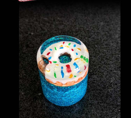 2 oz. Deluxe - 'DOH" Blue Metal Flake Shifter Knob - 3