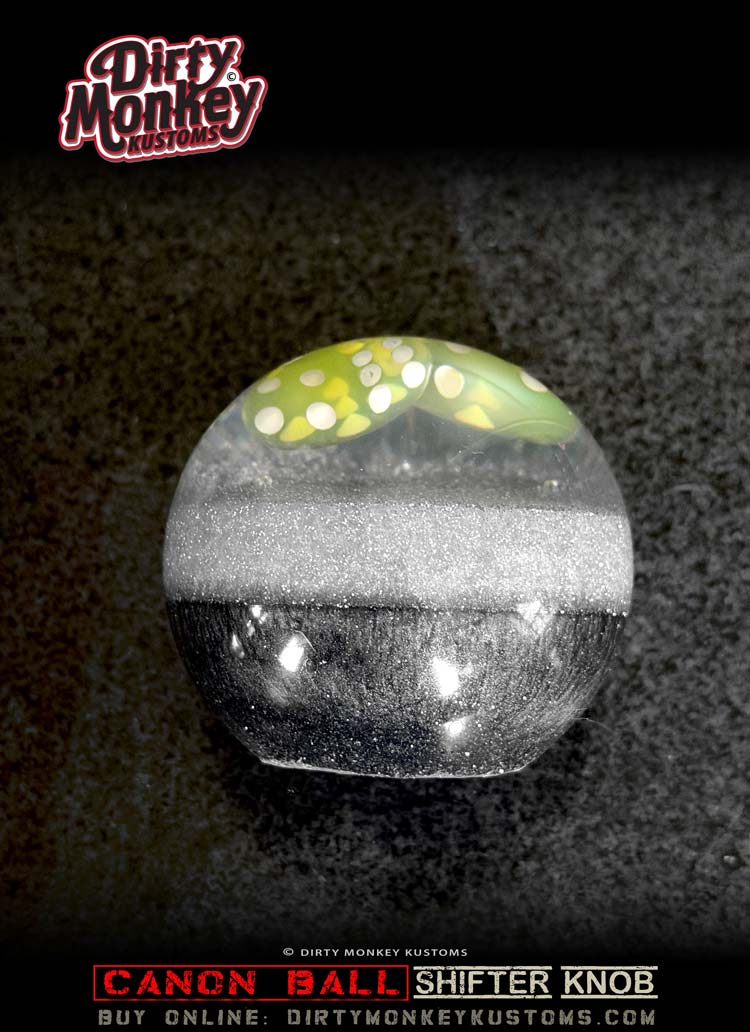 'High Roller' Canon Ball - Silver Metal Flake Shifter Knob - 4