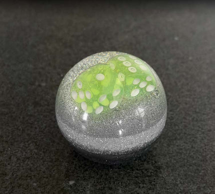 'Lucky Dice' Fast Ball - Silver Metal Flake Shifter Knob - 6