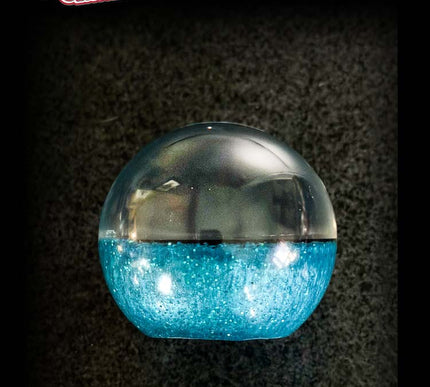 'Old School' Deluxe - Fast Ball - Blue Metal Flake Shifter Knob - 13
