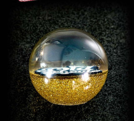 'Old School' Deluxe - Fast Ball - Golden Metal Flake Shifter Knob - 14