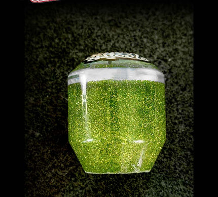 Low Ball 'Old School' - Deluxe - Green Metal Flake Shifter Knob - 7