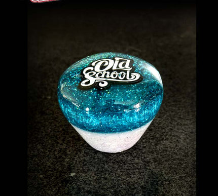 O'l Skool Deluxe - 'Old School' - Classic Metal Flake Shifter Knob - 2