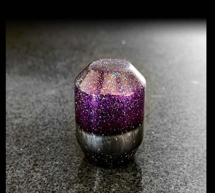 1 oz. - Purple Kustom Kulture Metal Flake Shifter Knob - 4