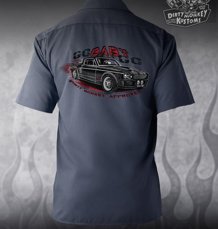 Eleanor Mustang  Mechanic Shirt (Air Force Blue)