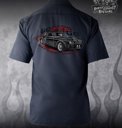 Eleanor Mustang  Mechanic Shirt (Navy Blue)