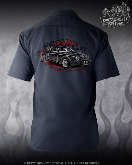 Eleanor Mustang  Mechanic Shirt (Navy Blue)