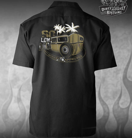 So Low Ratrod Mechanic Shirt (Black)