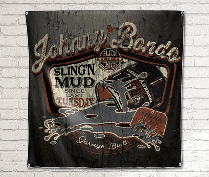 "Johnny Bondo" Hot Rod garage sign print