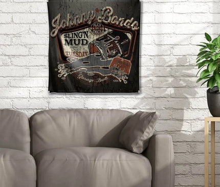 "Johnny Bondo" Hot Rod garage sign print