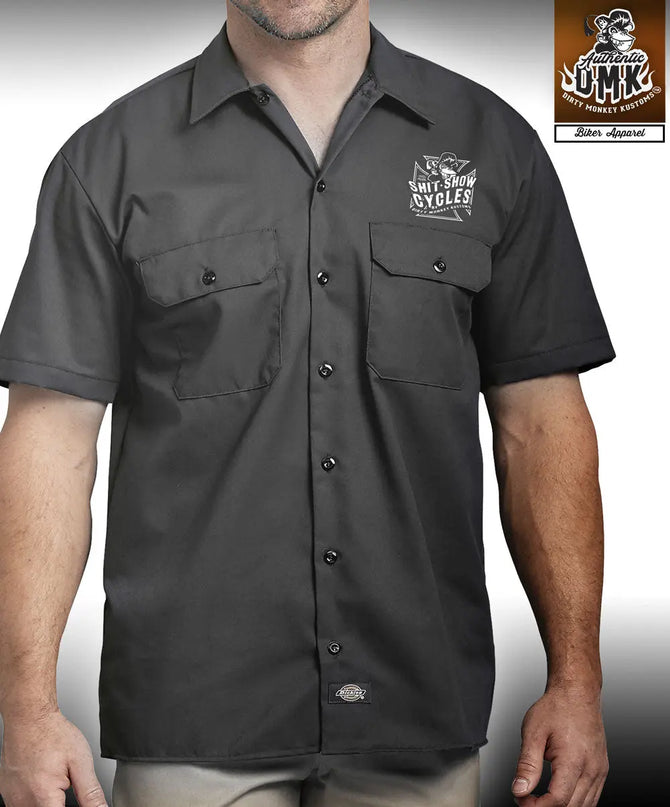 Shit Show Cycles™ Harley Springer - mechanic shirt front