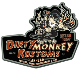 Dirty Monkey Kustoms GearHead Apparel