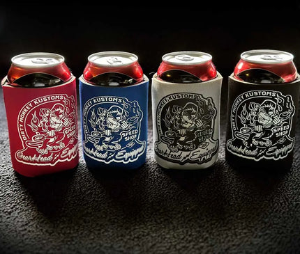 Dirty Monkey Equipped Hot Rod Koozies - 4 Pack (MULTI)