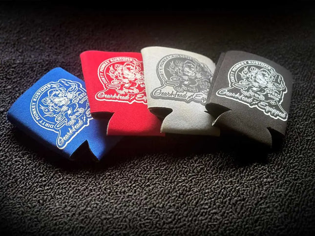 Dirty Monkey Equipped Hot Rod Koozies - 4 Pack (MULTI Pack)
