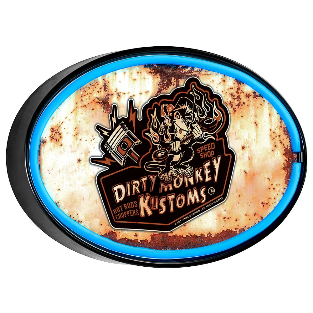 Dirty Monkey Retro Original LED/Neon Retro Wall Sign