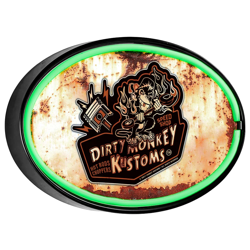 Dirty Monkey Retro Original LED/Neon Retro Wall Sign