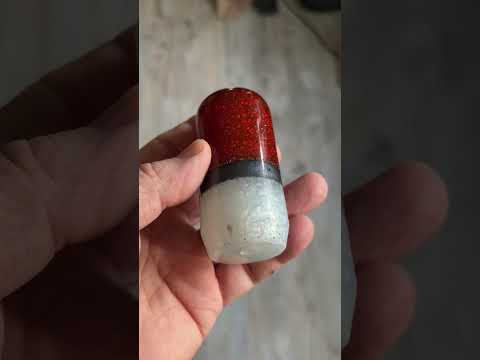 Slim Jim - Red Metal Flake Shifter Knob - 01