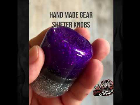 Stubby - Purple Metal Flake Shifter Knob - 01