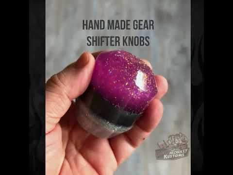 Low Ball - Pink Metal Flake Shifter Knob - 04